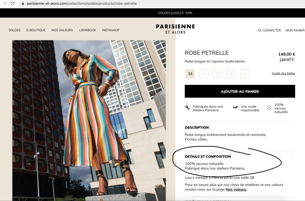 greenwashing marque parisienne et alors