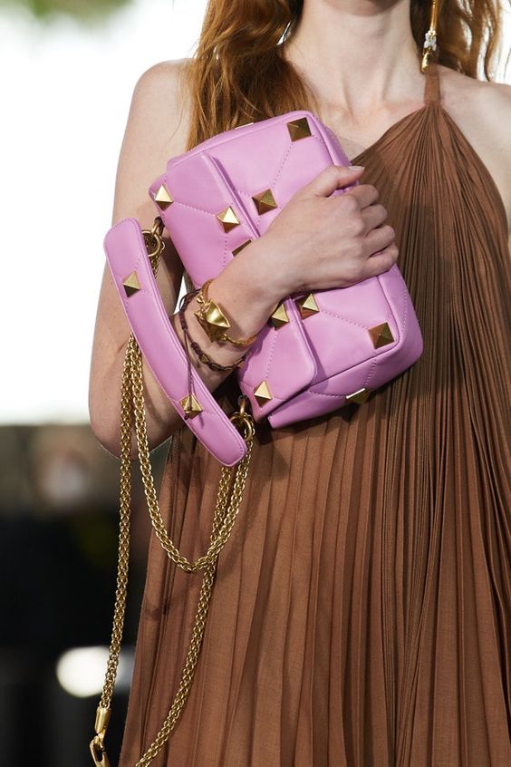 sac valentino rose