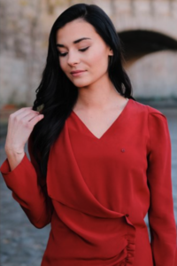 idée tenue de noel robe rouge