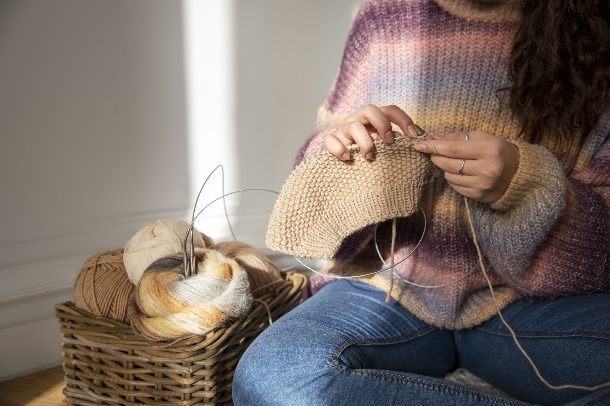 Tricoter son écharpe en laine